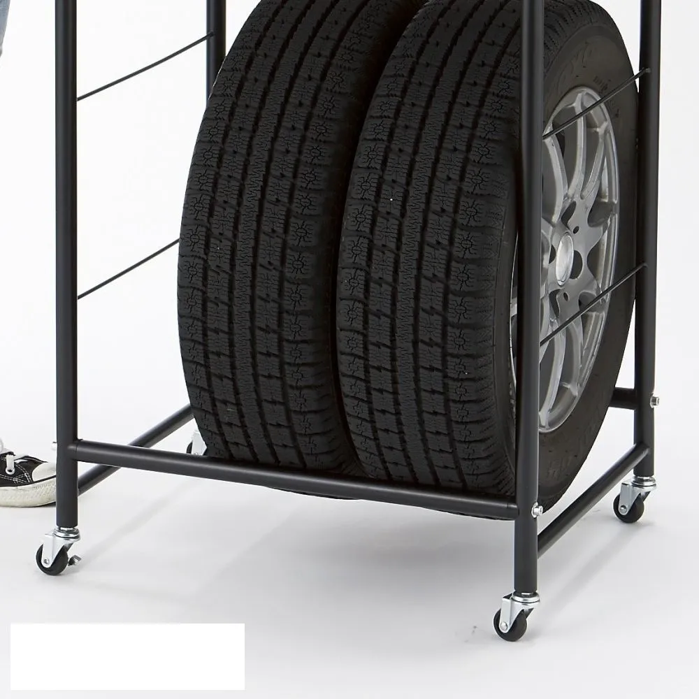 Rolling Commercial Tyre Storage Rack With Wheels - Buy Tyre Storage 