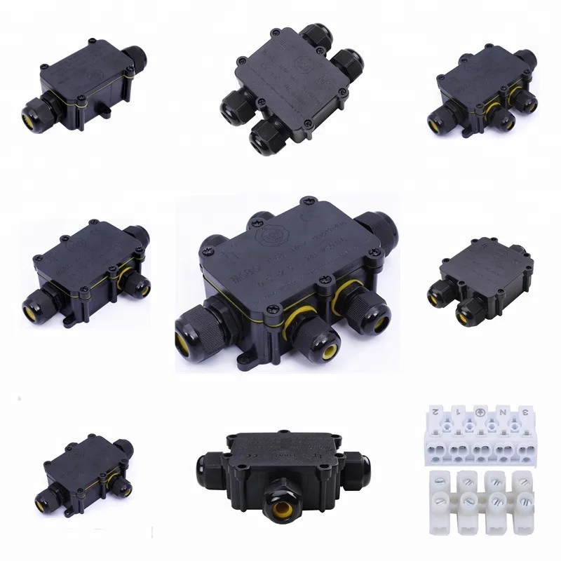 fountain light connector ip68 underwater connector waterproof junction box