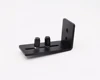 Black Powder Coated Sliding Barn Door Hardware Guide rollers wheels Stay Roller