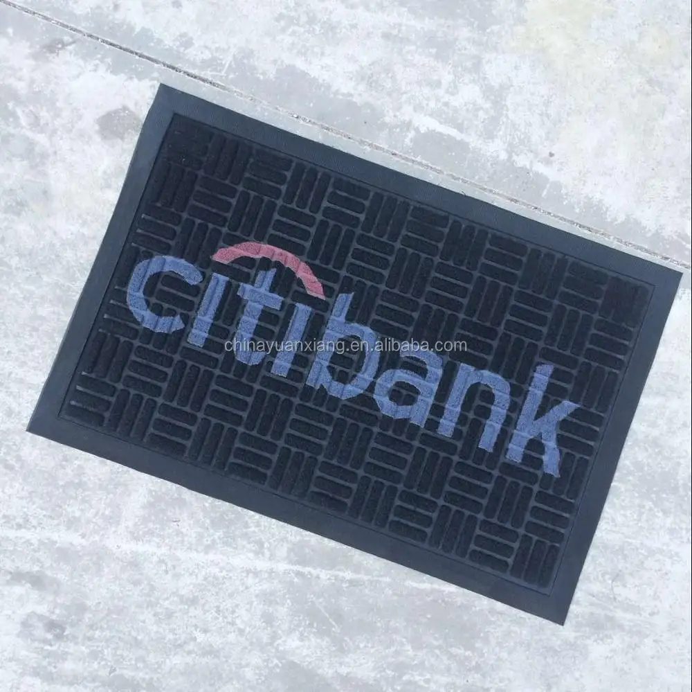 Personalized Outdoor Personalised Rubber Doormats Logo Custom Printed
