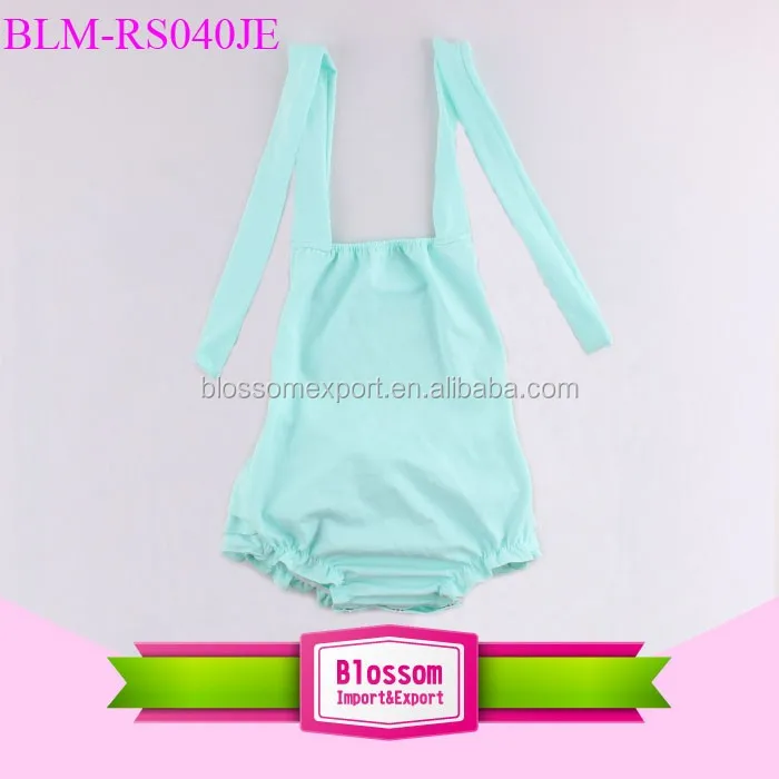 2020 Wholesale Blank Clothes Baby Bubble Romper Sunsuit Backless Summer