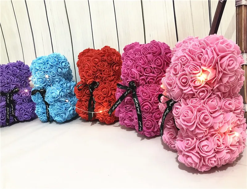 25cm rose bear