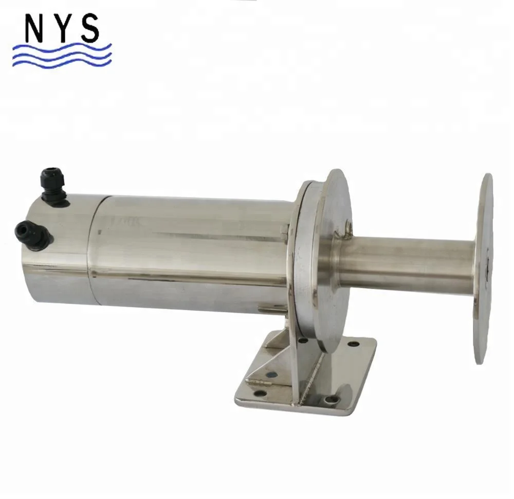 Stainless Steel Drum Winch Capstan Winch With Stainless Steel Cover