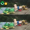 4m Green Inflatable Frog Cartoon Foot Replica Customized Feet Inflatable Model A1247