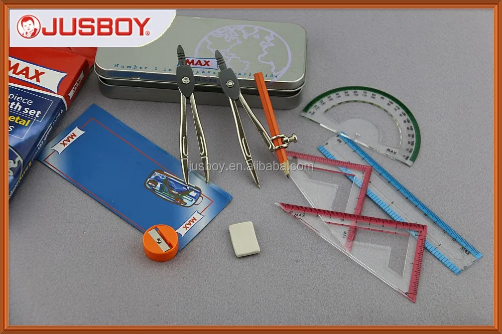 Student Compass Divider Math Sets School Mathematical Instrument