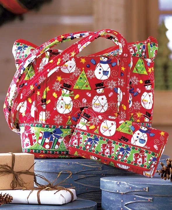 quilted christmas purses