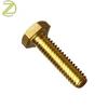 Custom processing M6-M8 threaded length20-35mm stainless steel/brass hex bolts and nuts