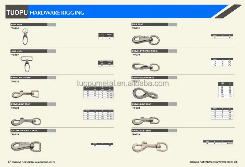 Metal Zinc Plated Steel Carabiner Snap Hook - Carabiner and Karabiner