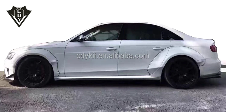 A4 body kits MB wide body kits carbon fiber for Audi A4 B9/RS4