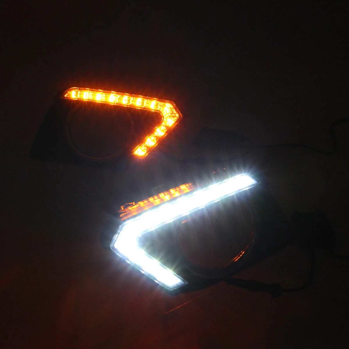 Owllights Led Daytime Running Light 40w For Nissan Xtrail Or Rogue 2014 2016 With Yellow