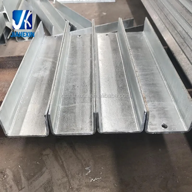 U Channel For Rocks Hot Dipped Galvanized Perforated U Channel for Retaining Wall