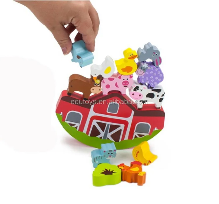 wooden building fun set