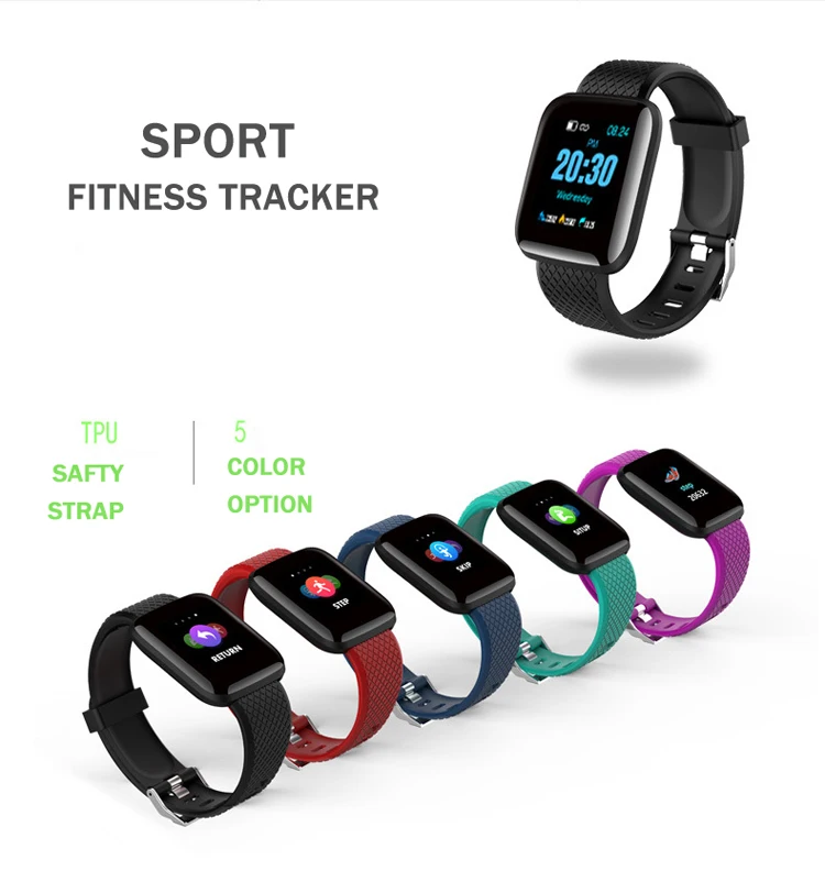 New cheap USB Direct charging gift smart bracelet fitness tracker watch
