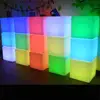 Multi Color Led Cube Stool/Changing Led Cube Sales Promotion/Led Modern Cube Waterproof Lighted Acrylic Led Chairs