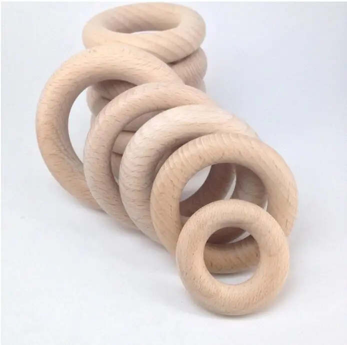 wooden teething rings