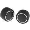 2Pcs Audio Radio Rear Control Knobs Air Conditioning Knob Button fit for 2007-2013 Chevrolet GMC Cadillac Buick