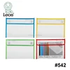 Clear PVC School Student Zip Bag Pouches A4