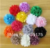 CF 0765 headbands wholesale hot sell satin mesh ruffled flower elastic headband material