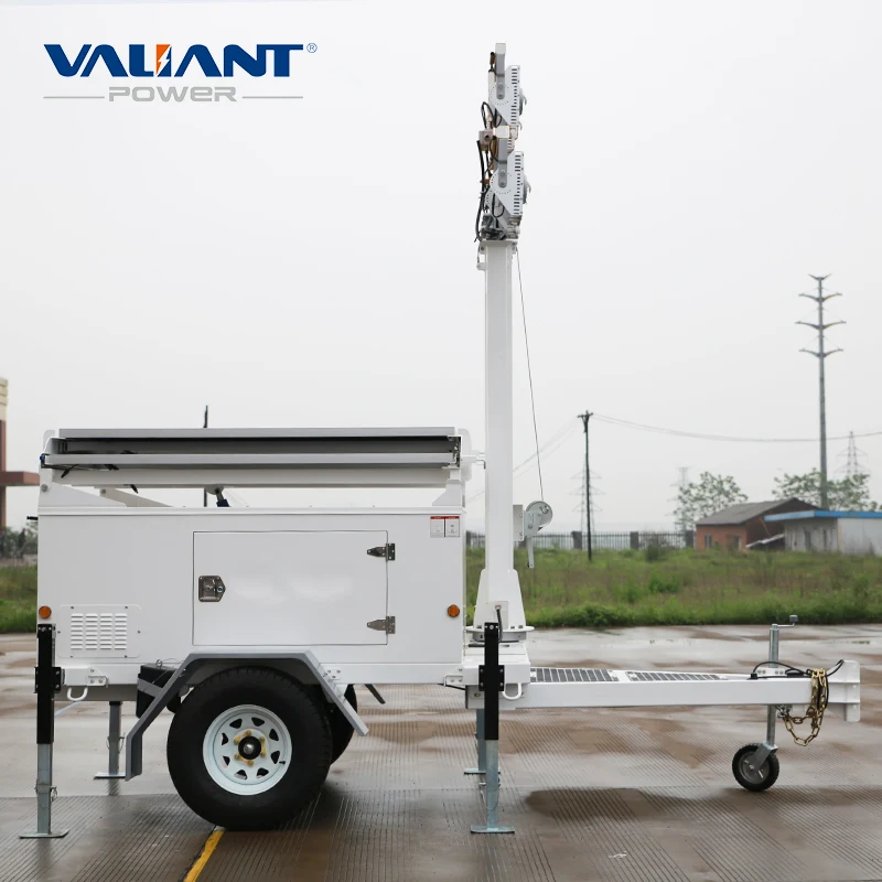 Solar Powered Mobiles Light Tower For Outdoor Lighting Buy Mobile