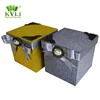 Fancy shining & glitter cube gift box with jewelry bow tie made in china