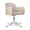 Hotel room upholstered velvet dining room system chair