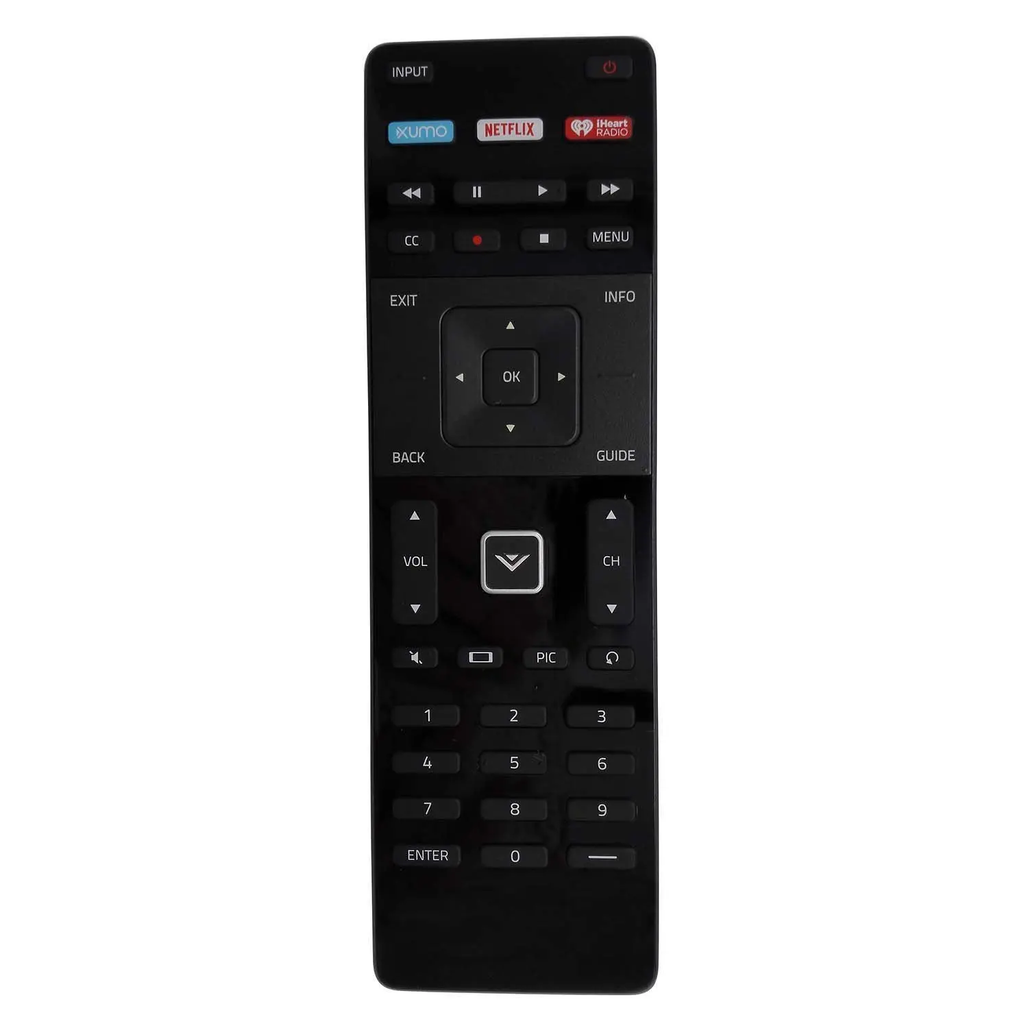 New Vizio XRT122 XUMO TV Remote Control for D55U-D1 D55UD1 D58U-D3 D58UD3 D65U-D2 D65UD2 E32-C1 E32C1 E32H-C1 E32HC1 E40-C2 E40X-C2 E43-C2 E48-C2 E48C2 E50-C1 E50C1 E55-C1