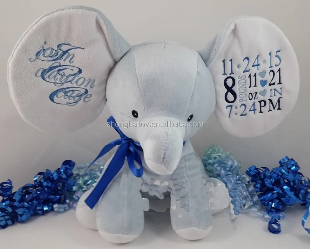 blue elephant soft toy