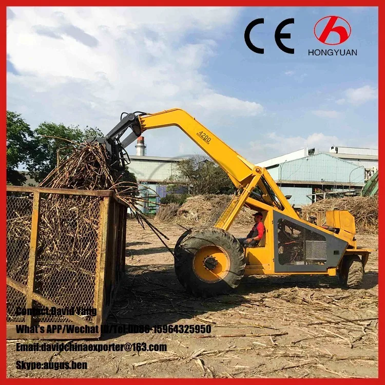 Hy4200 Three Wheel Cane Loader Sugarcane Loader Buy Three Wheel