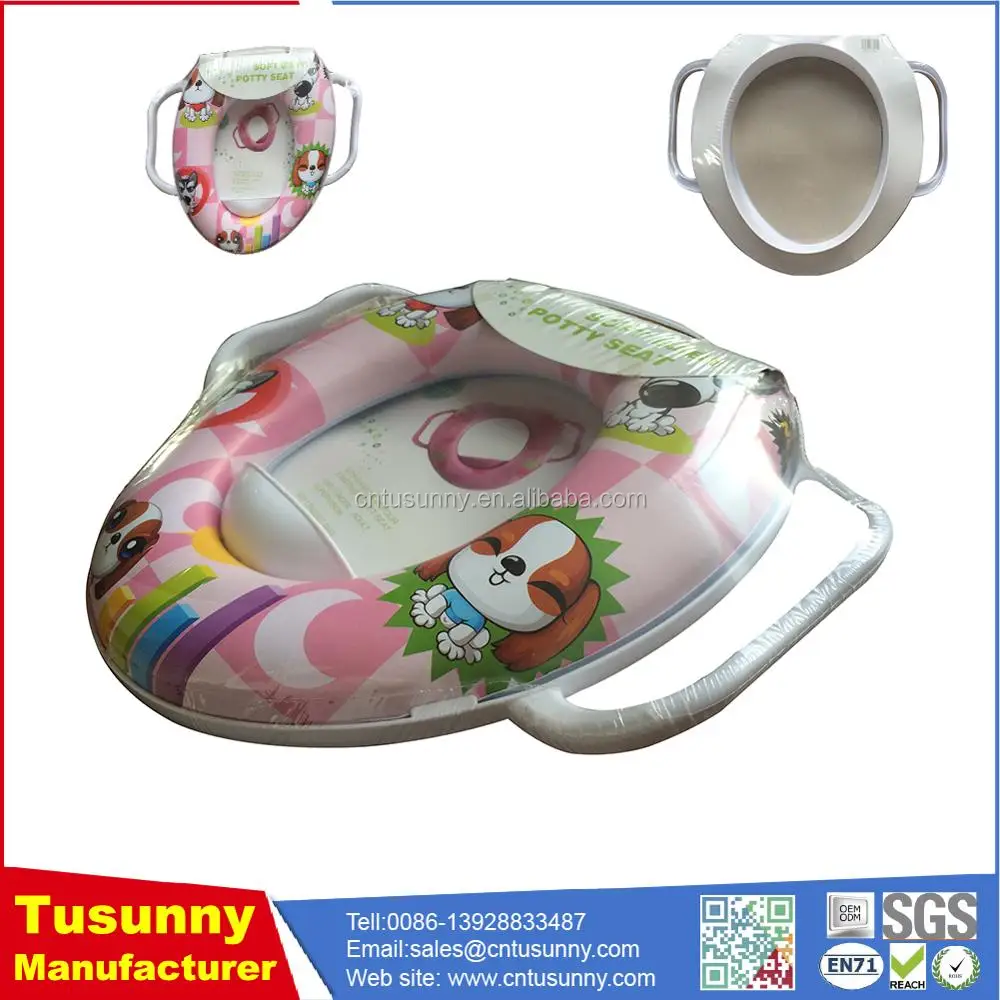 Baby Safe Soft Seated Portable Potty Kids Toilet Trainer Potty Seat
