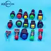 classical european lighting waterproof momentary push button reset switch