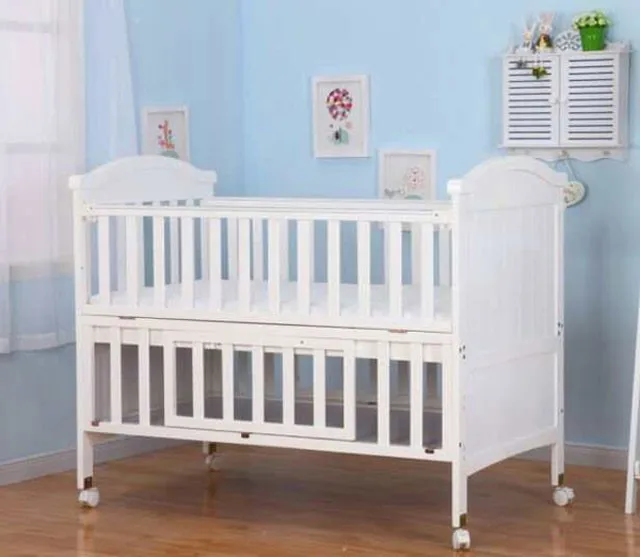 Popular Europe Style Baby Cradle Wood/nursery Furniture Baby Cribs ...