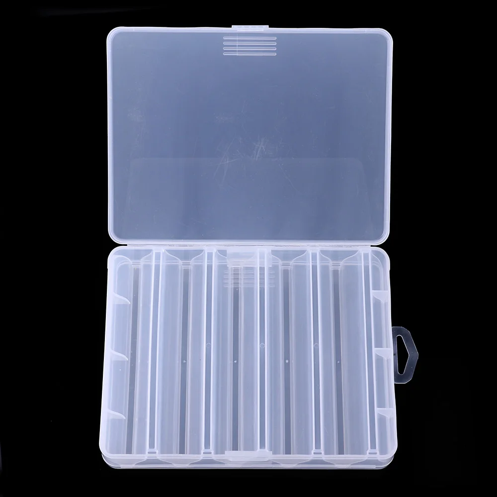 Double Sided 5 Grid Plastic Fishing Lure Box - Buy Plastic Fishing Lure ...