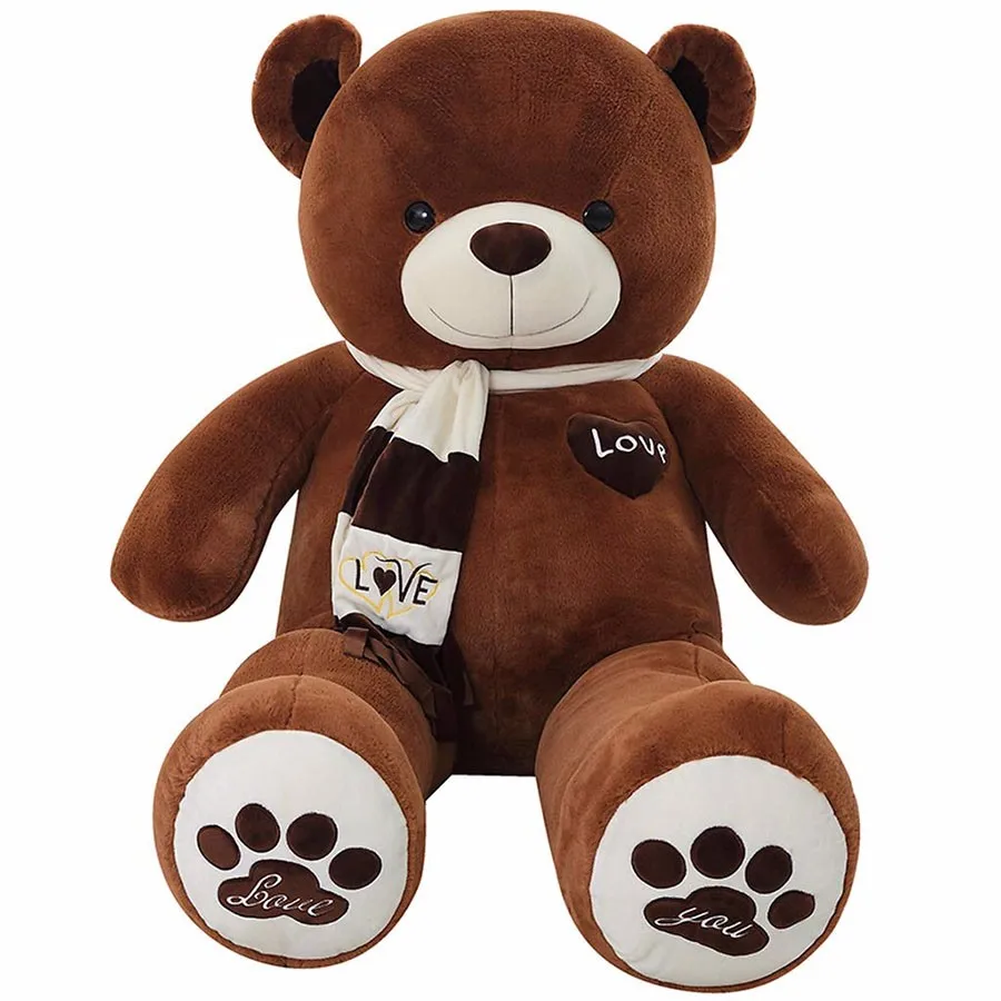 brown and white teddy bear