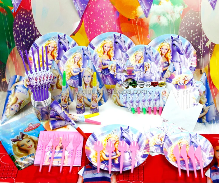 barbie princess party supplies