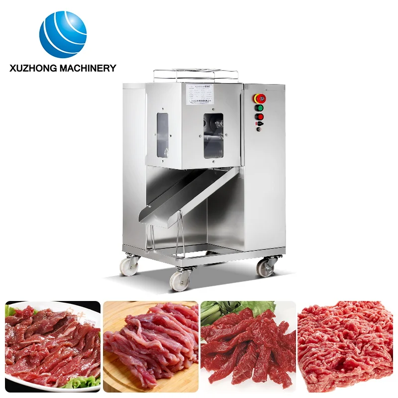 High Efficient Automatic Meat Cutter Machine Frozen Chicken Meat ...