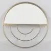 vintage round metal framed decorative strap wall decor mirror designs