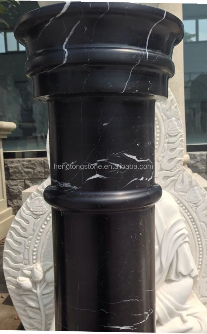 Indoor Black Granite Pillars Buy Black Granite Pillars,Black Granite