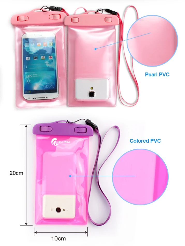 Wholesale Transparent Protective Waterproof Phone Pouch Floating Eco Waterproof Cell Phone Bag