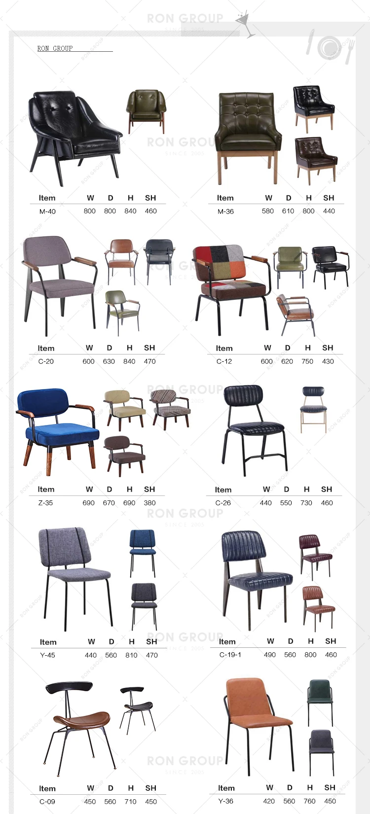 Rich in Style Supplier Barstools Dining Furniture Leather PU Cushion Modern Metal Wire Frame Single Seating Restaurant Chairs