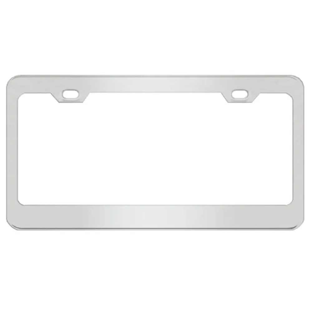 Oem Custom High Quality Stamping Polished Stainless Steel License Plate