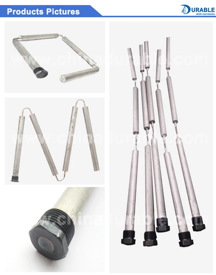 Corrosion Protection Sacrificial Flexible Aluminum Zinc Anode Rod Bar