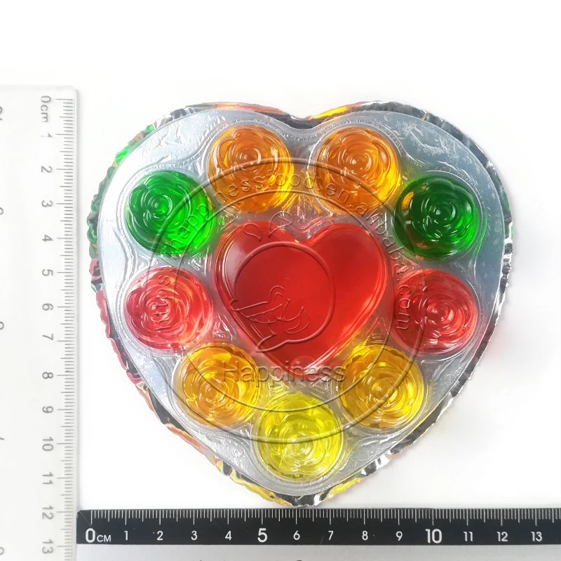 Heart Shape Jelly Love You Every Day Buy Halal Multicolored Fruit
