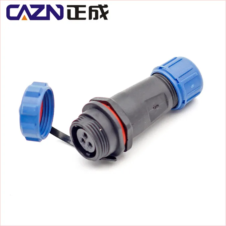 SP1311 plastic 2 3 4 5 6 7 9 pin waterproof LED SP13 connector