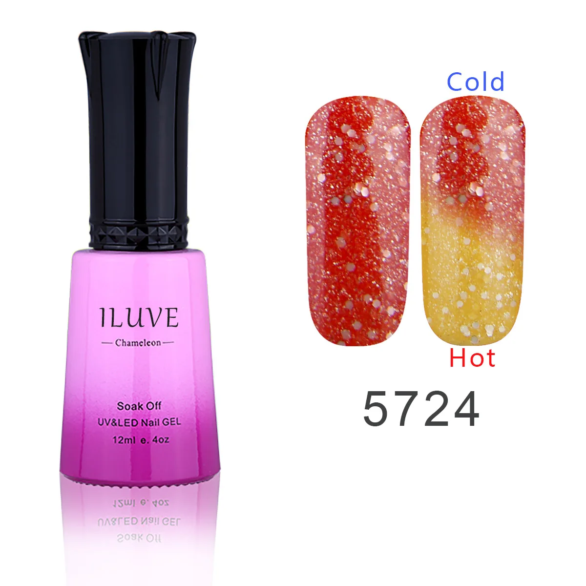 iLuve Fashion Soak off UV Nail Gel Temperature Change Color 12ml Gel Polish GLA5724