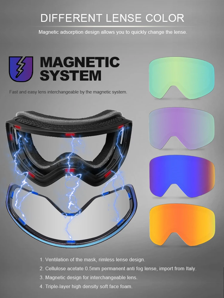 12 - ski goggles