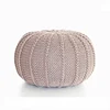 Cloth art low stool round pier tea table