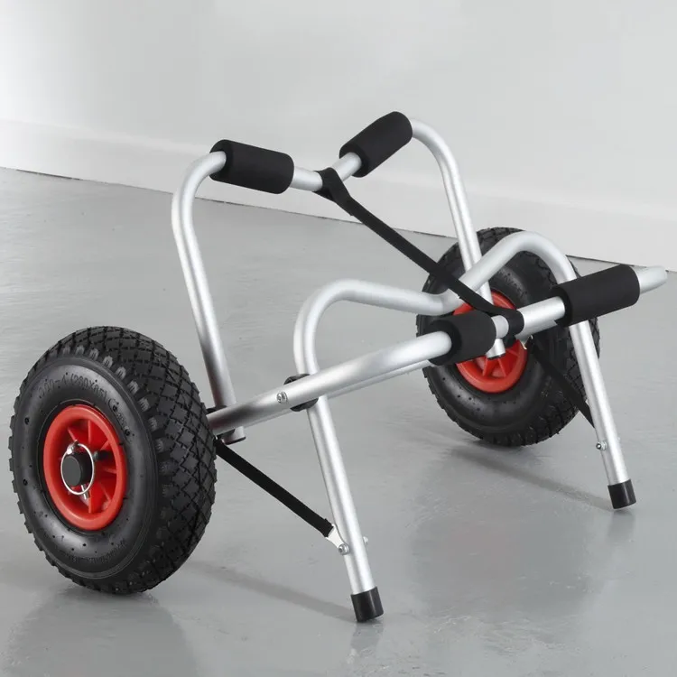 Stainless Aluminum Kayak Dolly/kayak Cart Balloon Wheel Kayak Trolley