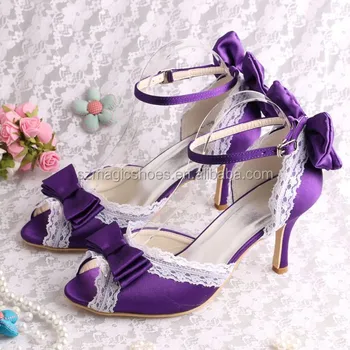 ladies purple shoes