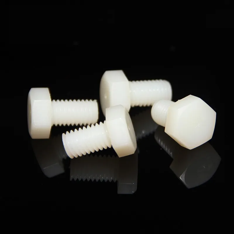 M6 M8 M10 Plastic Nylon Hex Head Bolt Buy Nylon Hex Bolts,Plastic Hex