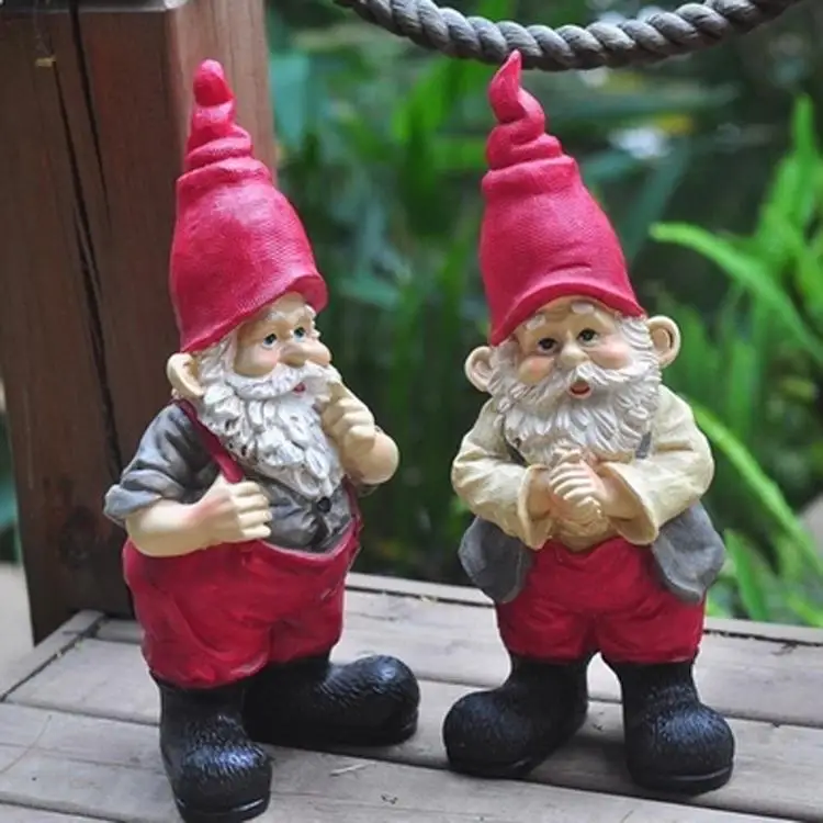 Funny Decoration Resin Garden Gnome Statue - Buy Resin Garden Gnome ...